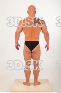Whole body modeling swim suit photo reference of Sebastian 0017